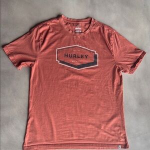 Hurley Brown Short Sleeve Tee